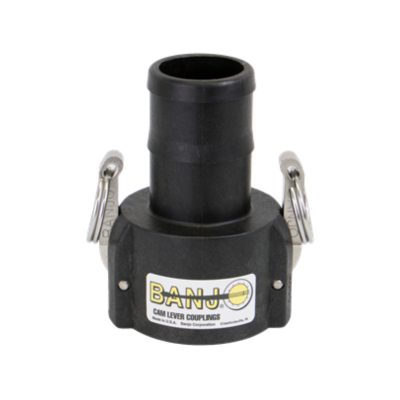 Type C Female Coupler x Hose Shank - Polypropylene